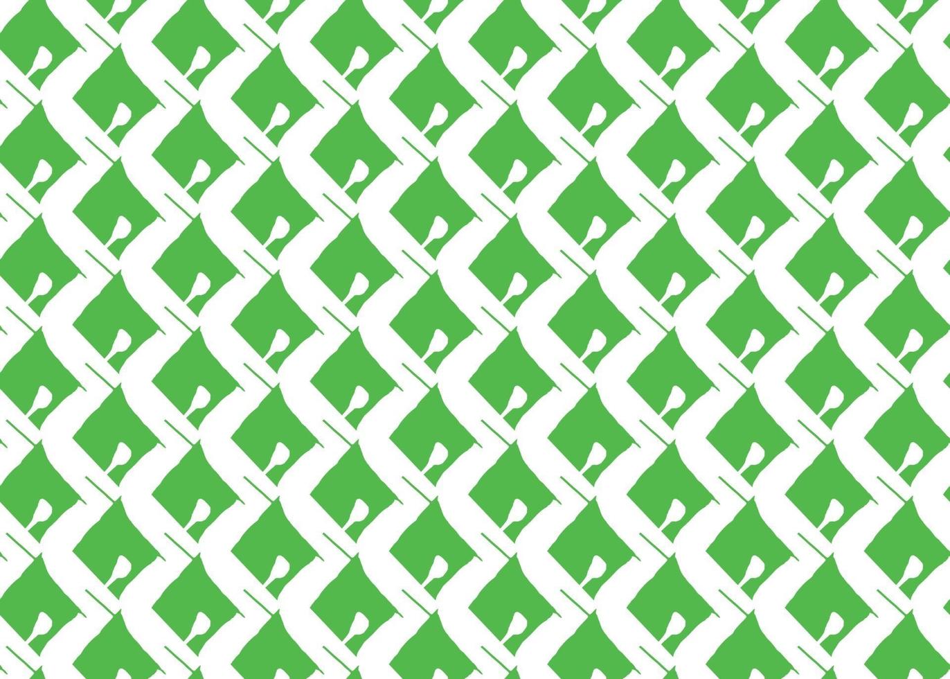 hand getrokken, groen, wit naadloze kleurenpatroon vector