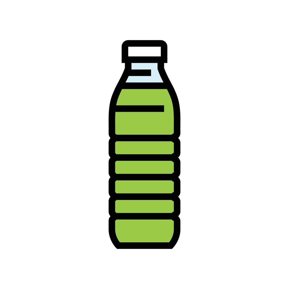 drinken sap plastic fles kleur icoon vector illustratie