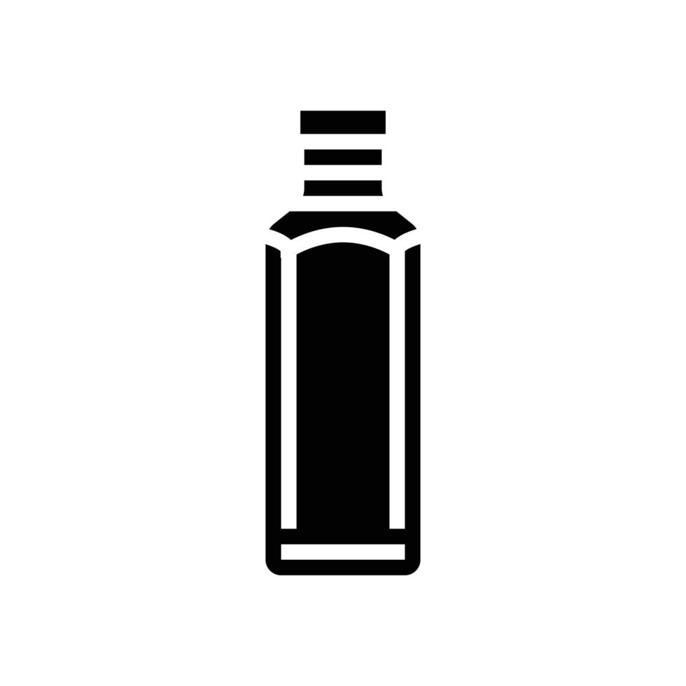 sap plastic fles glyph icoon vector illustratie