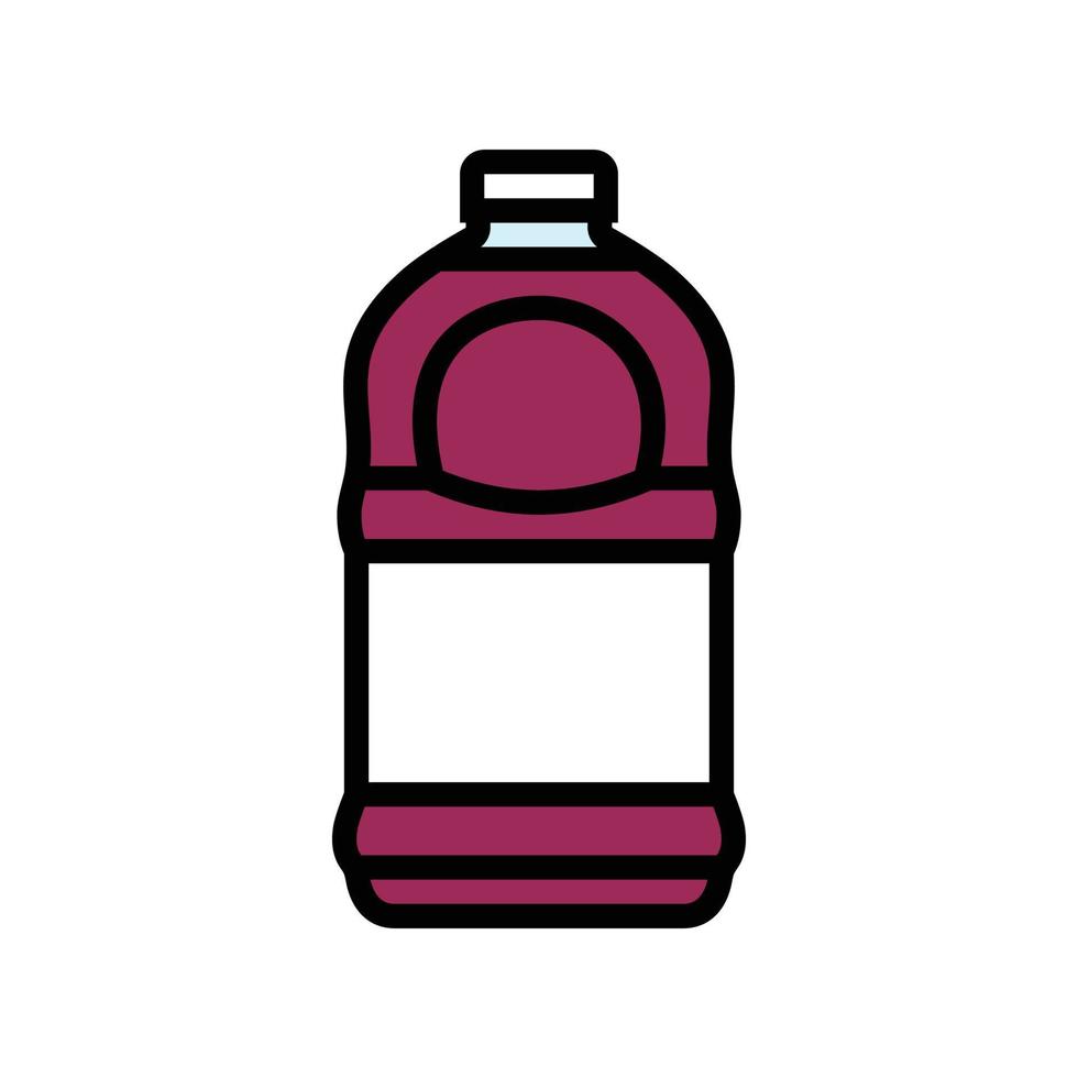 recycle sap plastic fles kleur icoon vector illustratie