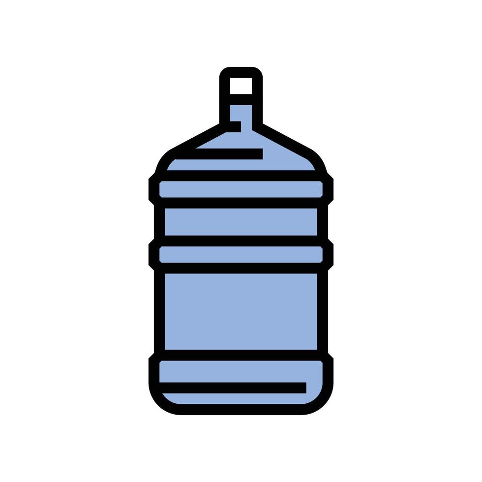 Product water plastic fles kleur icoon vector illustratie