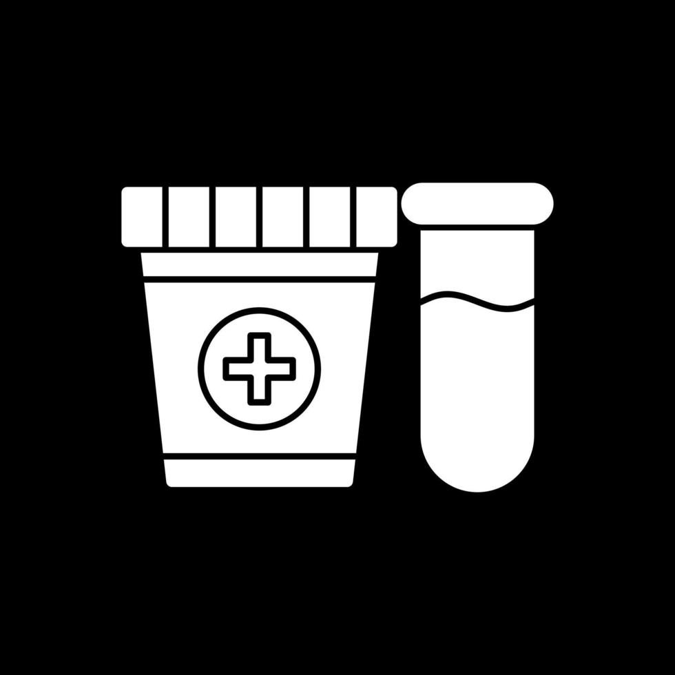 urine test vector icoon ontwerp
