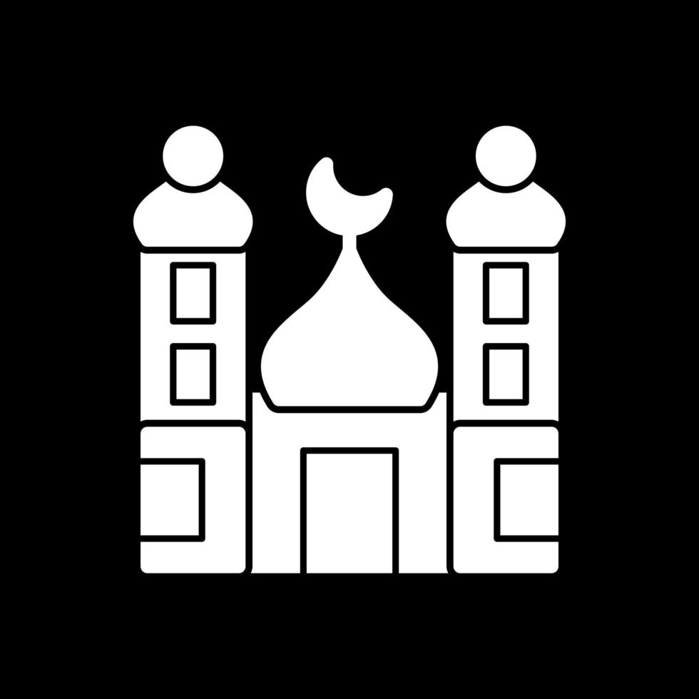 klein moskee vector icoon ontwerp
