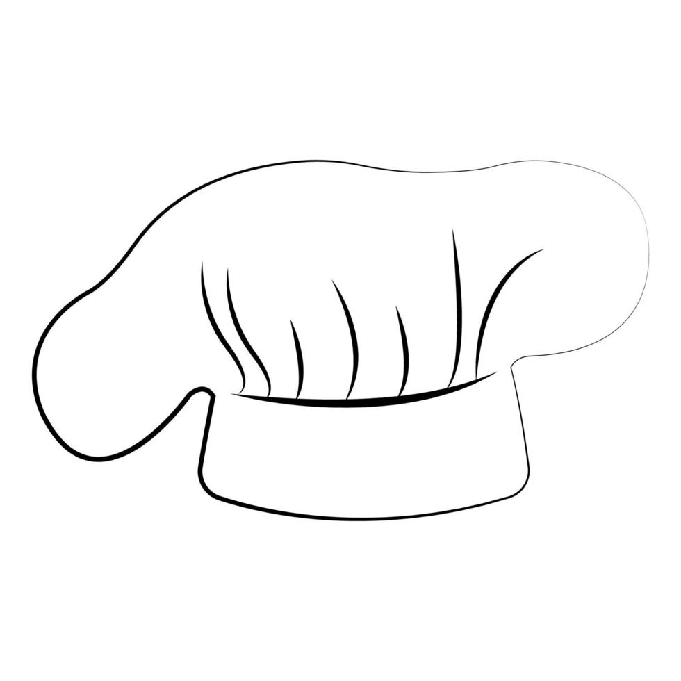 hoed chef icoon illustratie vector