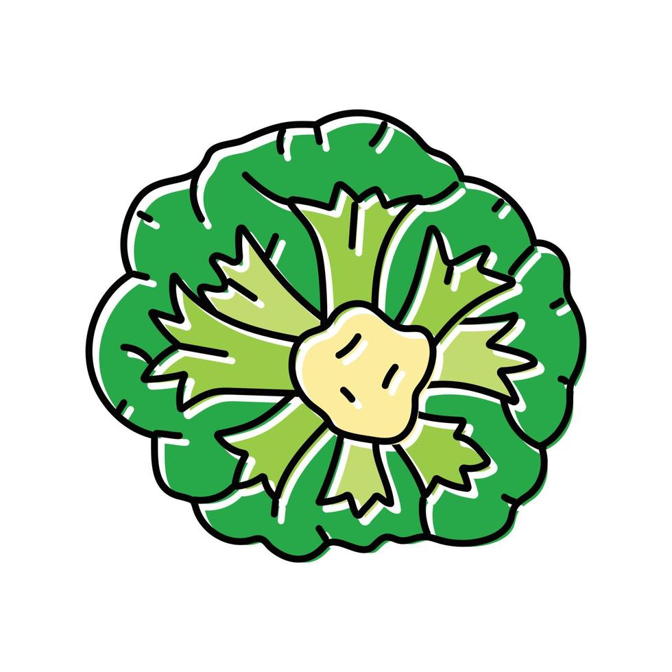 broccoli groen kleur icoon vector illustratie