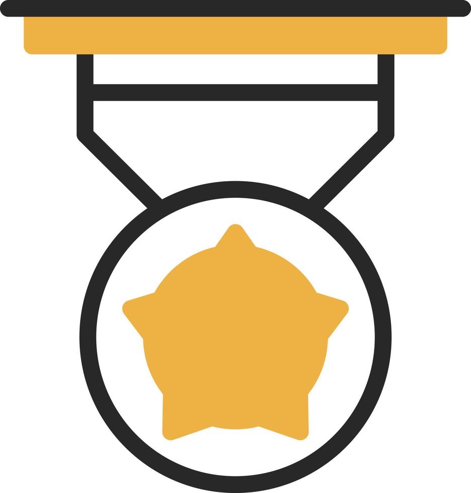 goud medaille vector icoon ontwerp