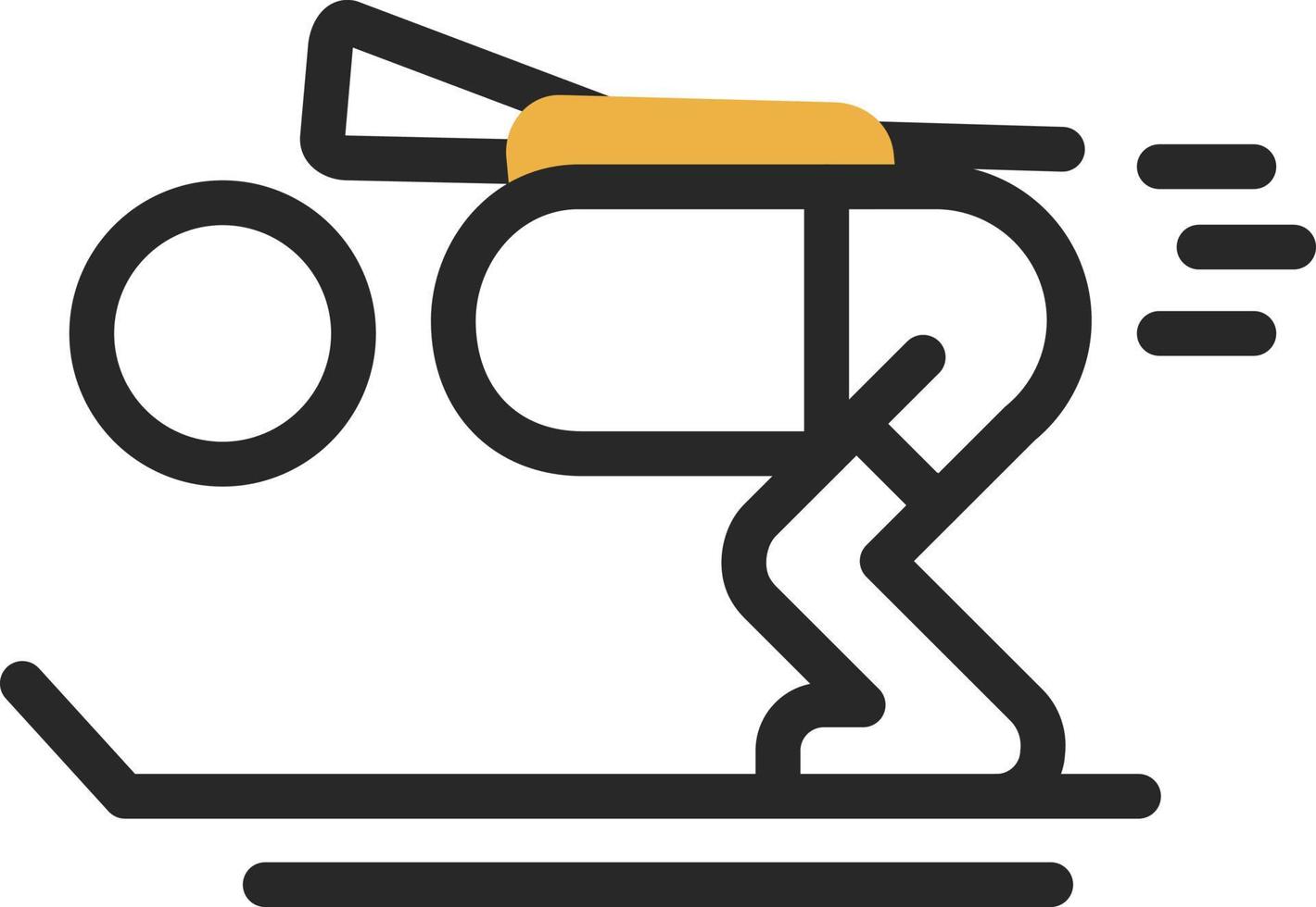 biatlon vector icoon ontwerp
