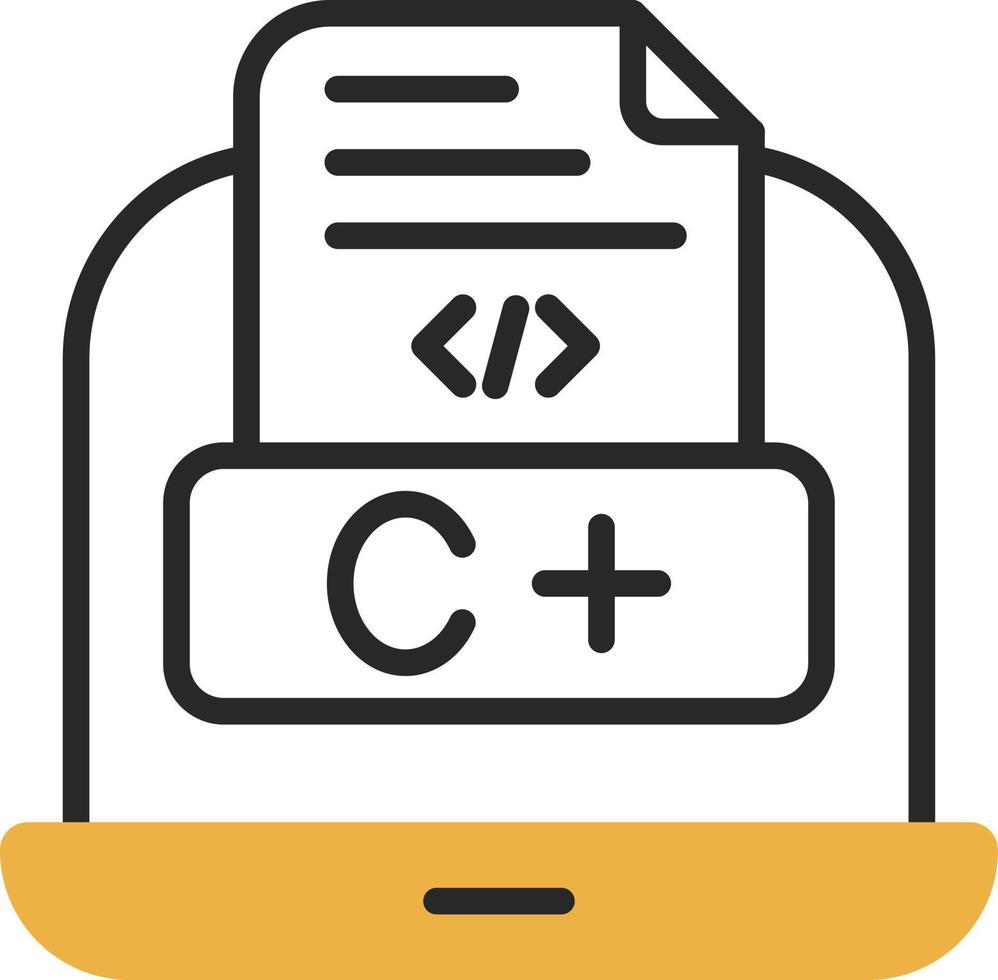 codering taal vector icoon ontwerp