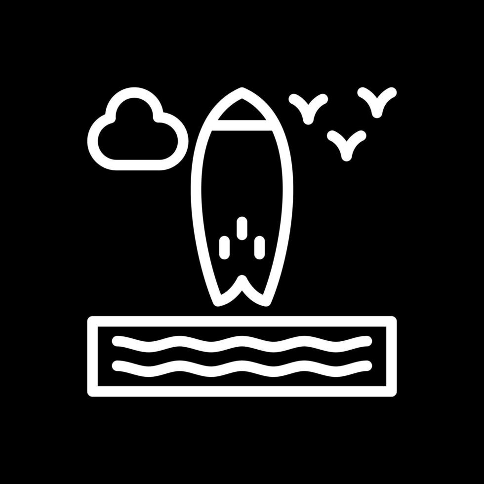 surfboard vector icoon ontwerp