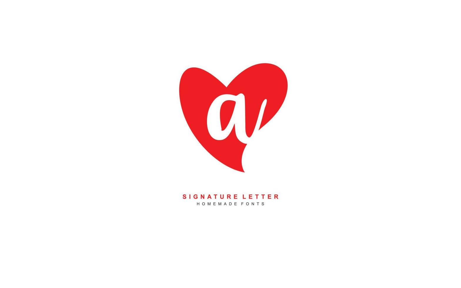 een liefde logo ontwerp inspiratie. vector brief sjabloon ontwerp voor merk.