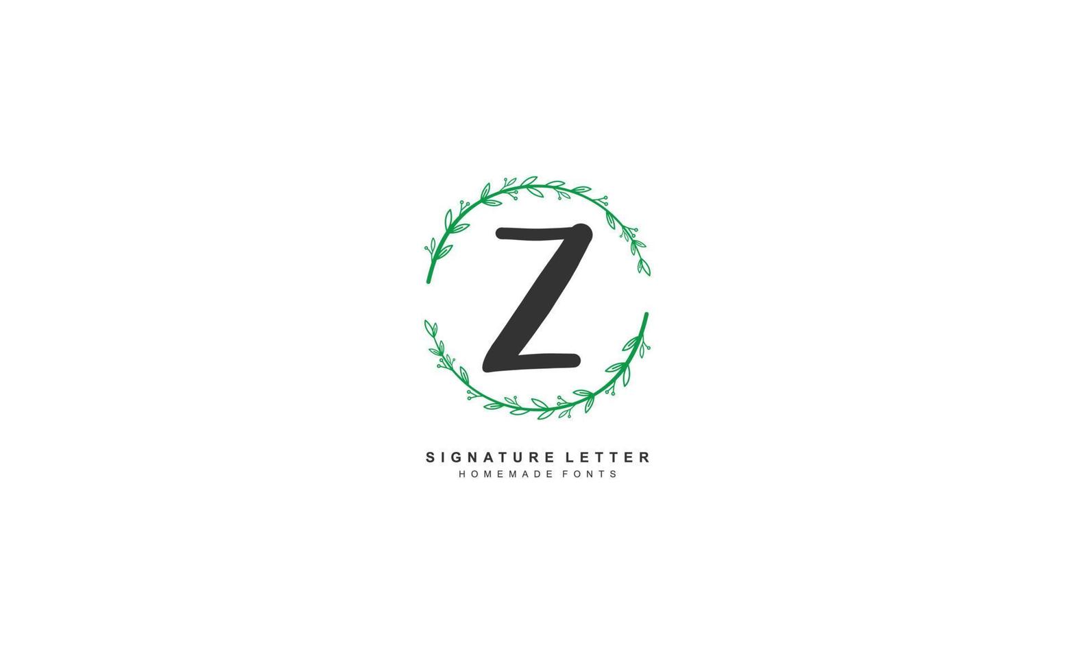 z schoonheid bloemen logo ontwerp inspiratie. vector brief bruiloft sjabloon ontwerp voor merk.