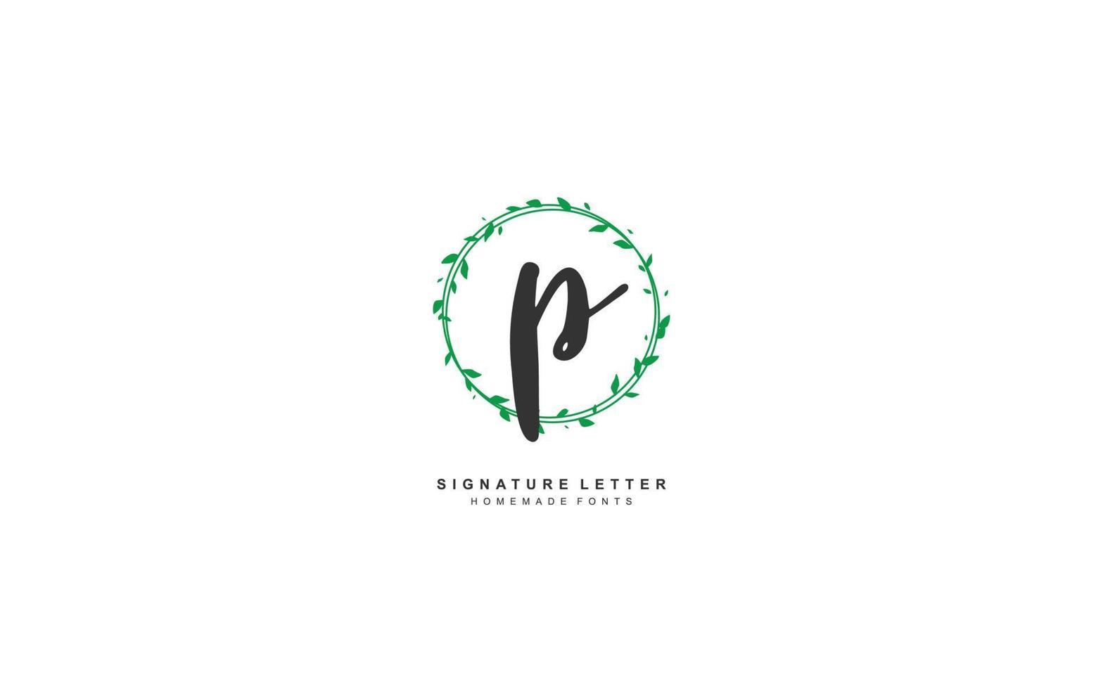 p schoonheid bloemen logo ontwerp inspiratie. vector brief bruiloft sjabloon ontwerp voor merk.