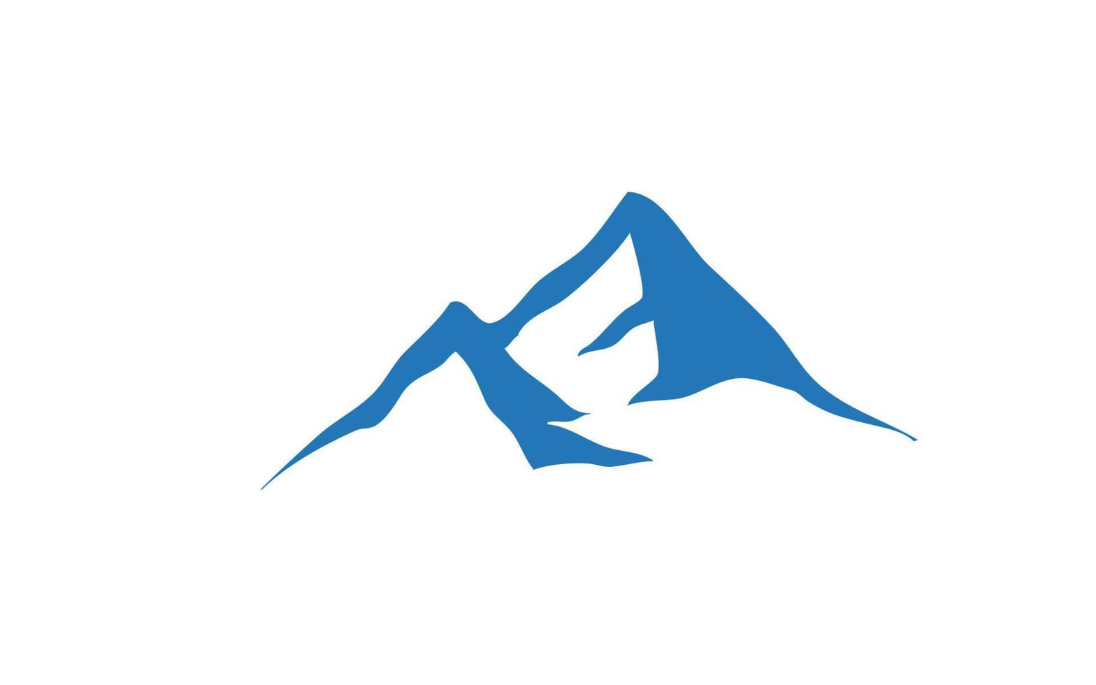 berg ontwerp met geïsoleerd voor logo sjabloon. vector