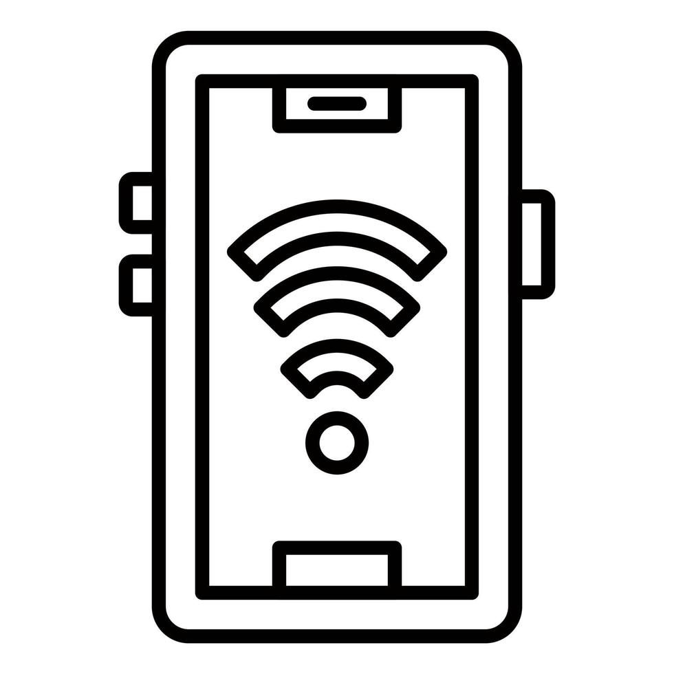 netwerk Wifi icoon stijl vector