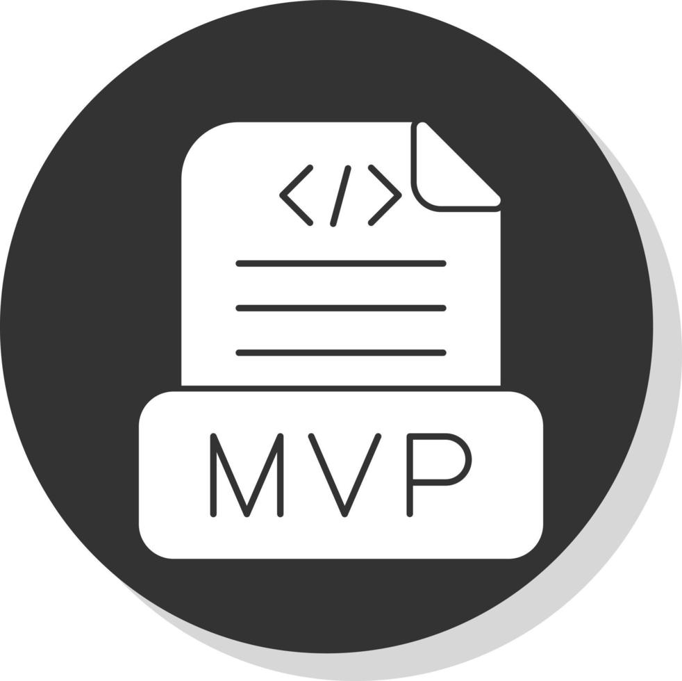 mvp vector icoon ontwerp