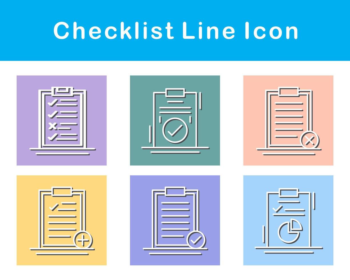 checklist vector icoon reeks