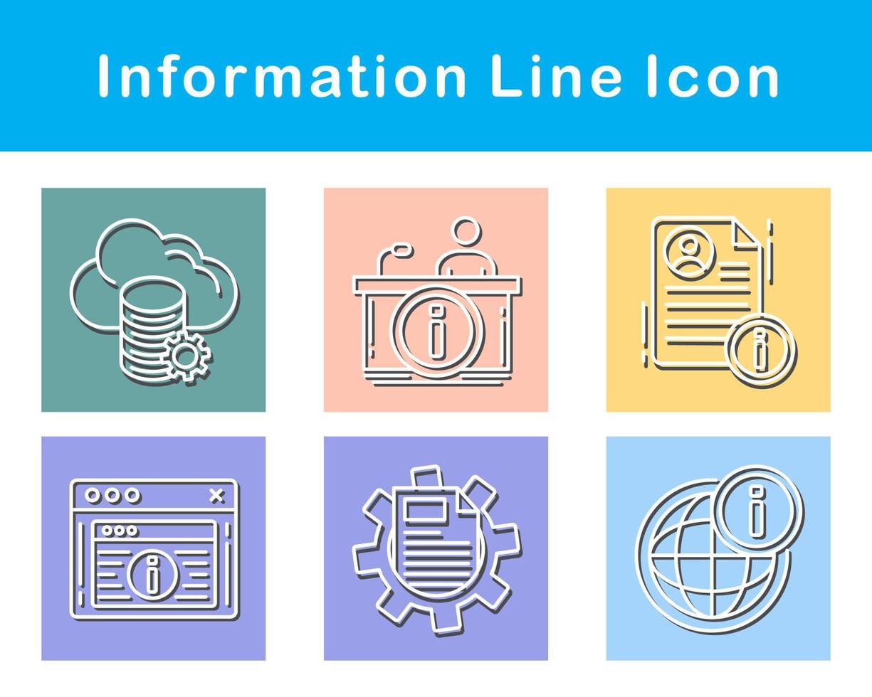 informatie vector icoon reeks