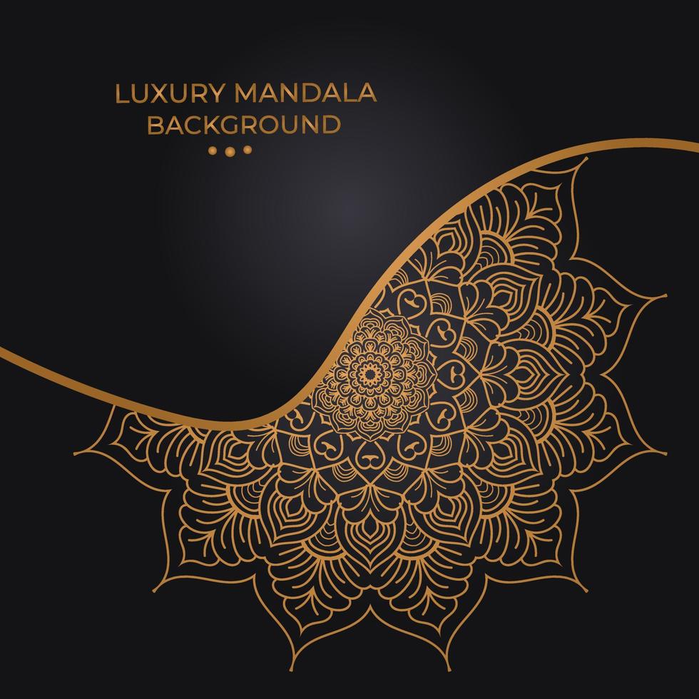 luxe sier mandala ontwerp vector