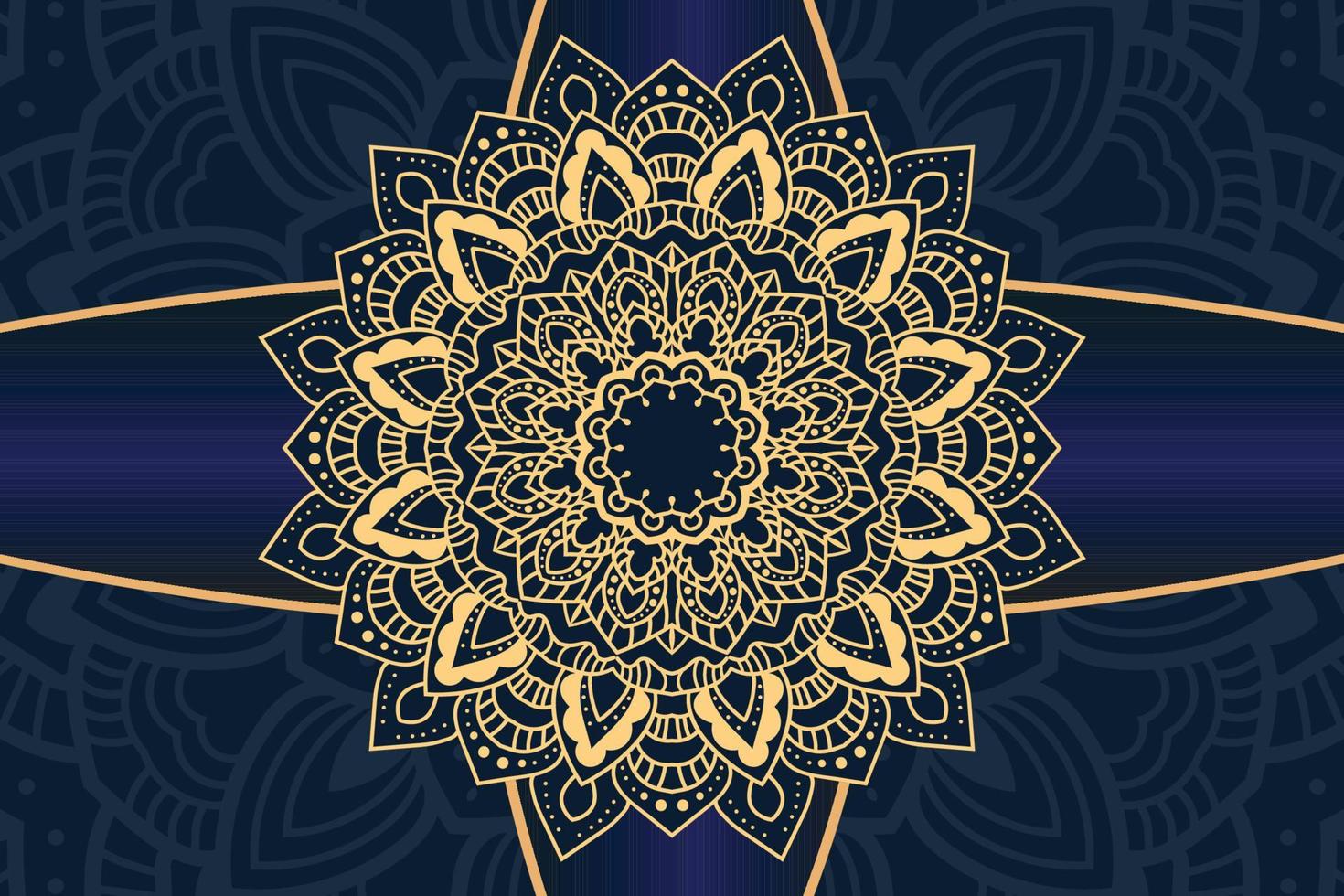 luxe mandala achtergrondontwerp vector