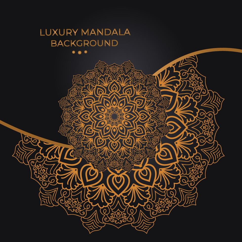 luxe sier mandala ontwerp vector