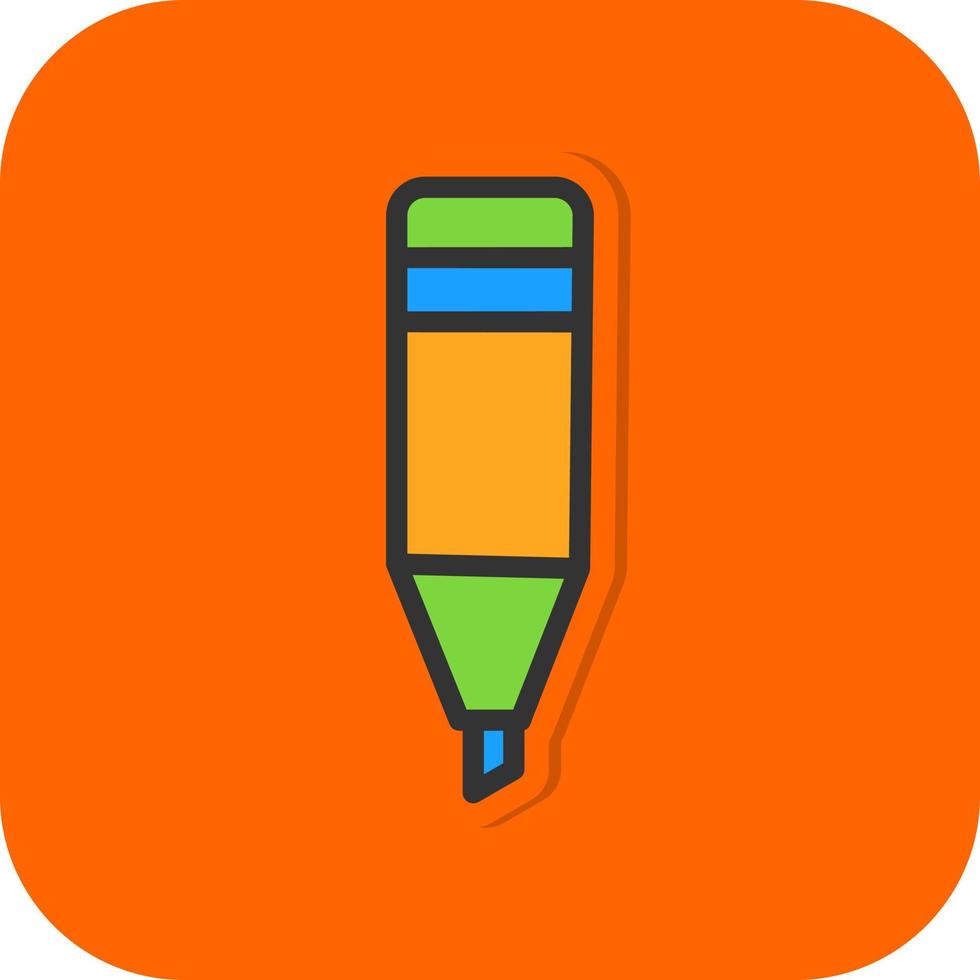 markeerstift vector icoon ontwerp