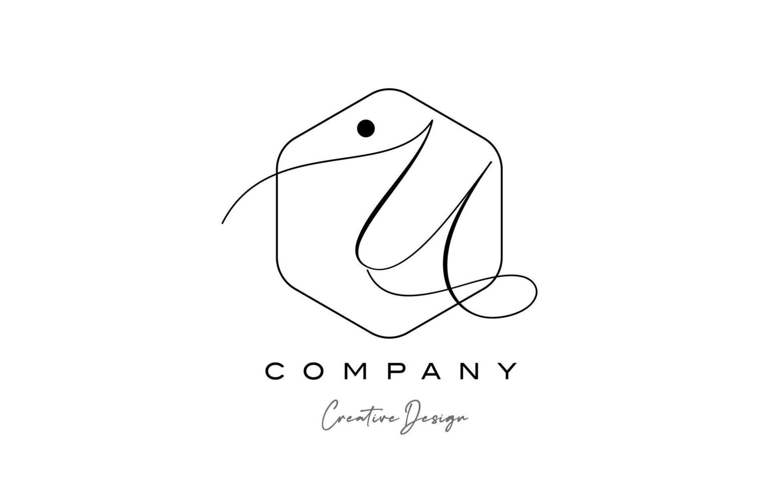 elegant alfabet brief u logo icoon ontwerp met veelhoek punt en zwart en wit kleur. creatief sjabloon voor bedrijf en bedrijf vector