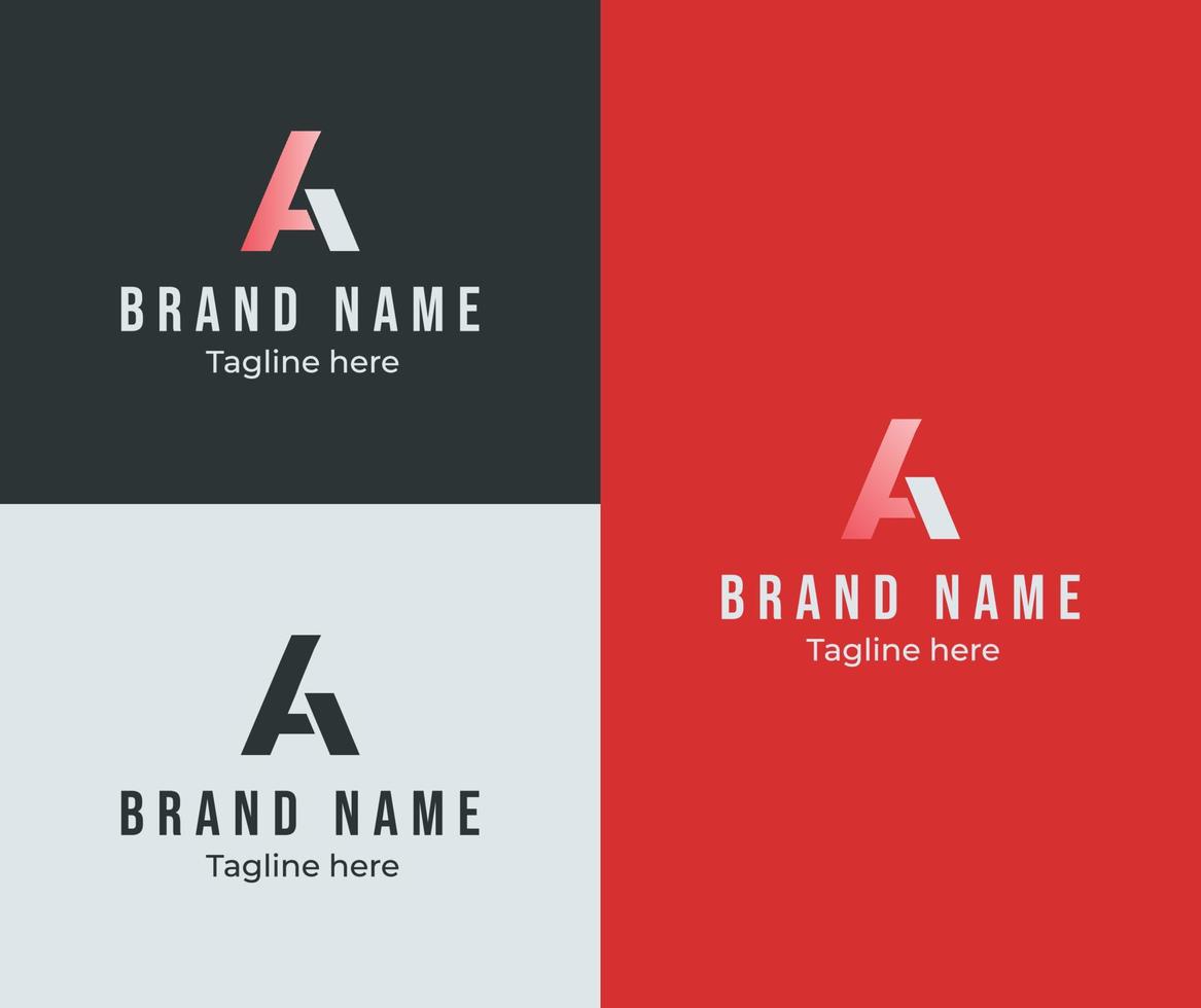 schaduw concept. alfabetisch van een logo. modern logo voor bedrijf, merk, koopwaar, industrie. vector eps 10.