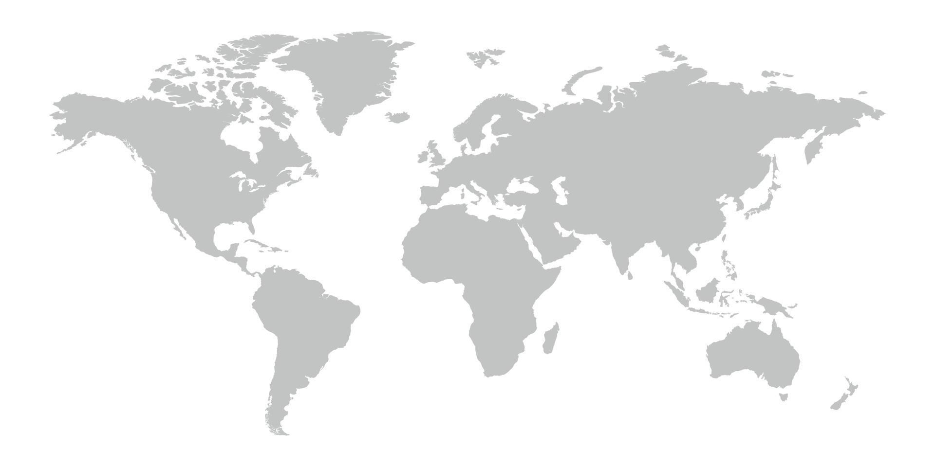 wereld kaart icoon in vlak stijl. globaal land vector illustratie Aan geïsoleerd achtergrond. aardrijkskunde continent teken bedrijf concept.