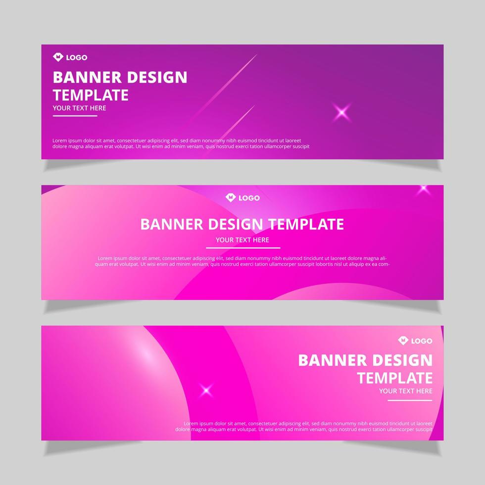 modern abstract vecor banier ontwerp. vector