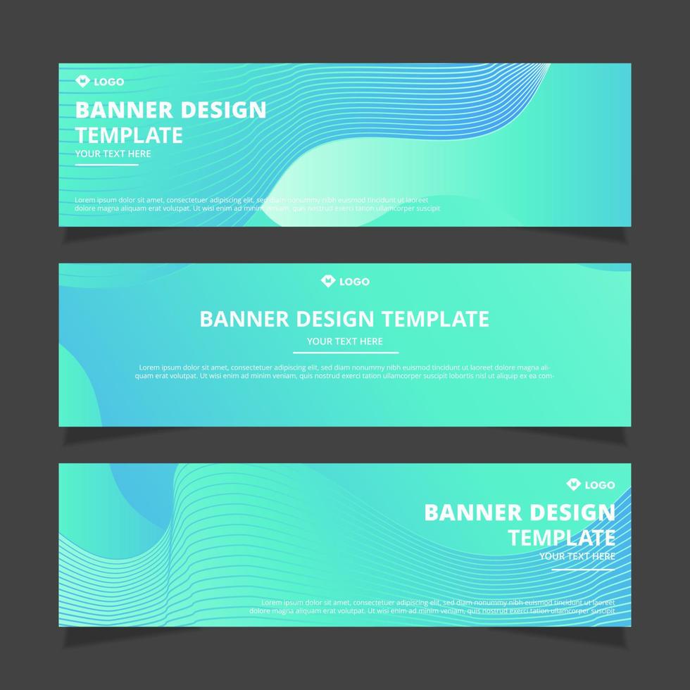 reeks van modern abstract vector banners ontwerp. sjabloon klaar voor gebruik in web of afdrukken ontwerp.