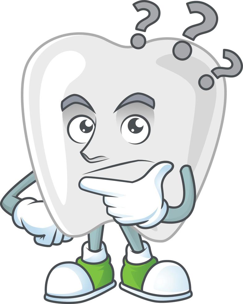 tanden tekenfilm karakter vector