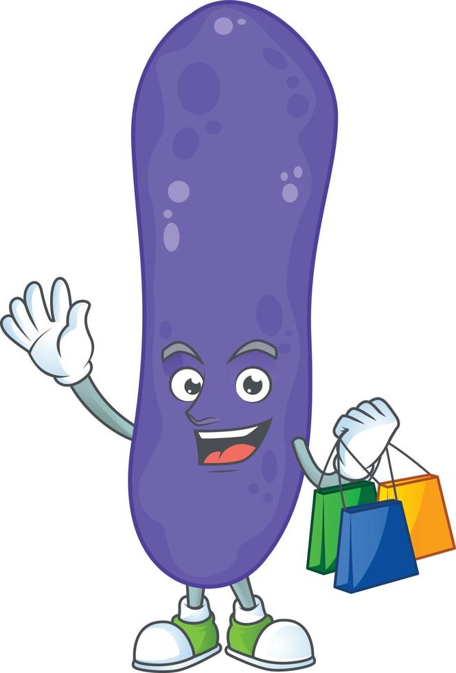 escherichia coli tekenfilm karakter vector
