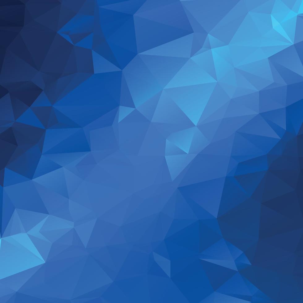 abstracte panoramische achtergrond met blauwe driehoeken - vector