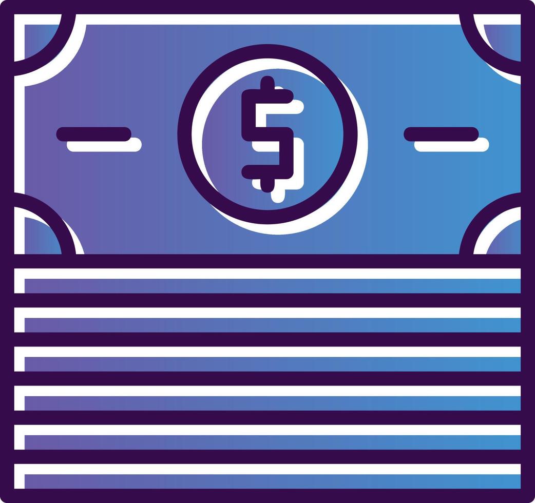 bankbiljetten vector icoon ontwerp
