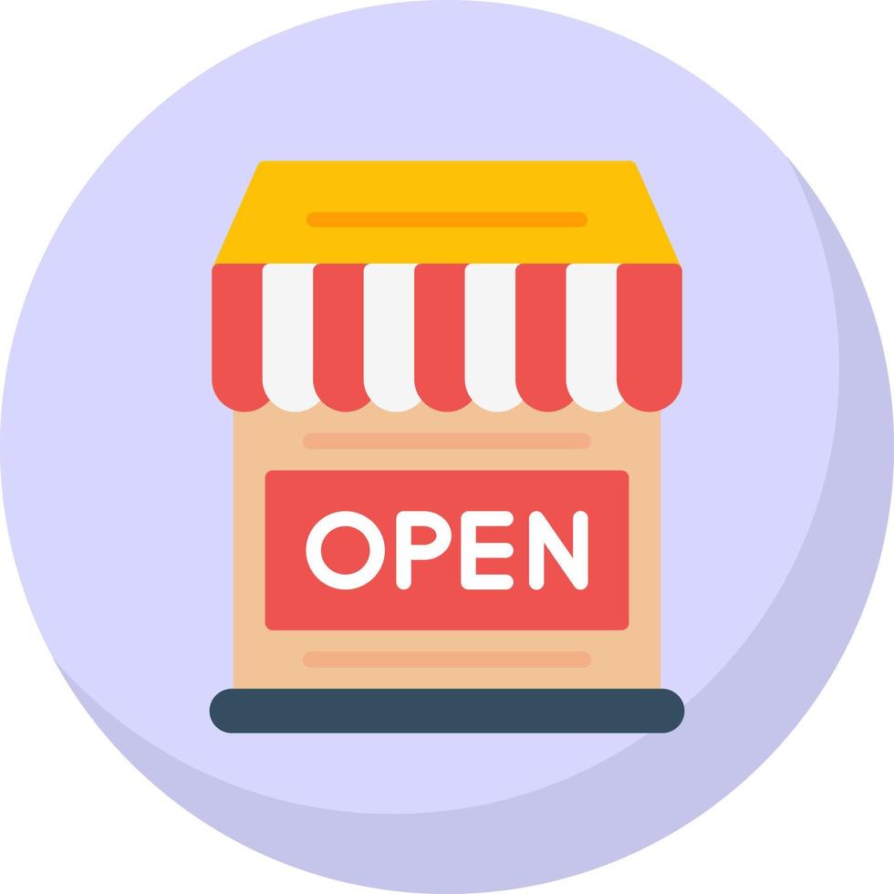 winkel Open vector icoon ontwerp