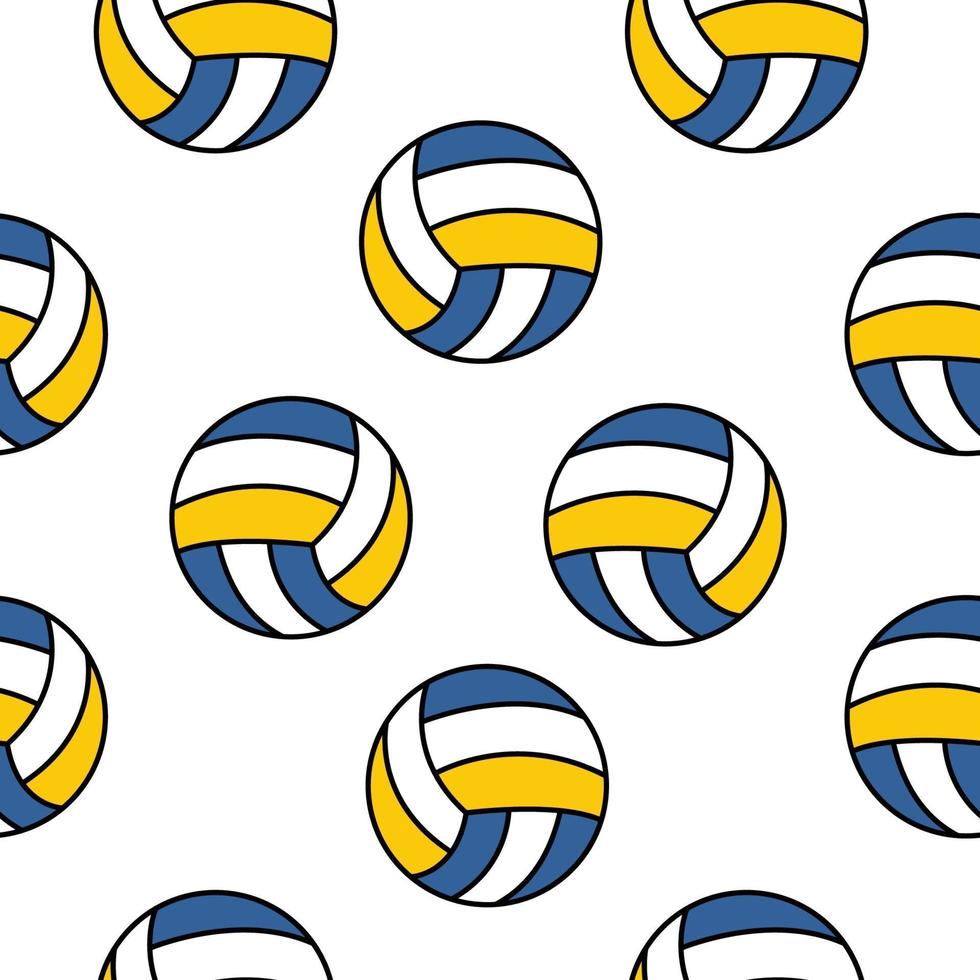 volleybal naadloze patroon vector