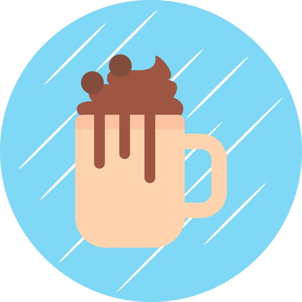 heet chocola vector icoon ontwerp