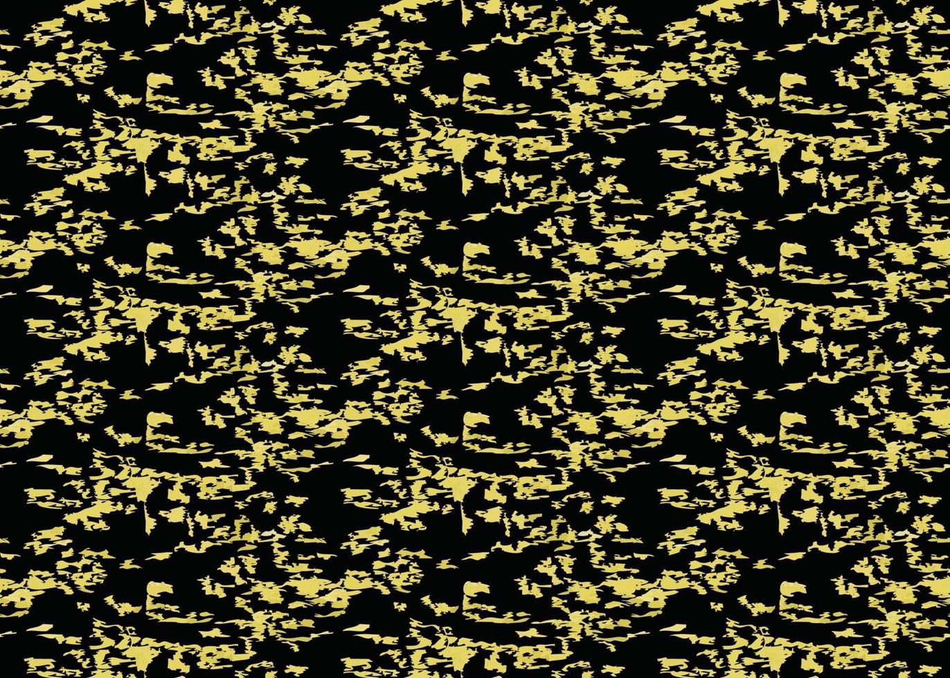 hand getrokken, zwart, geel grunge naadloos patroon vector