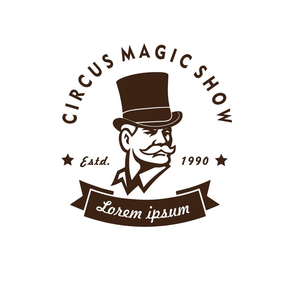 circus magie tonen vector illustratie