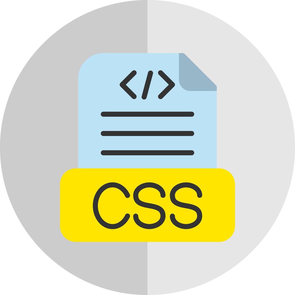 css het dossier vector icoon ontwerp