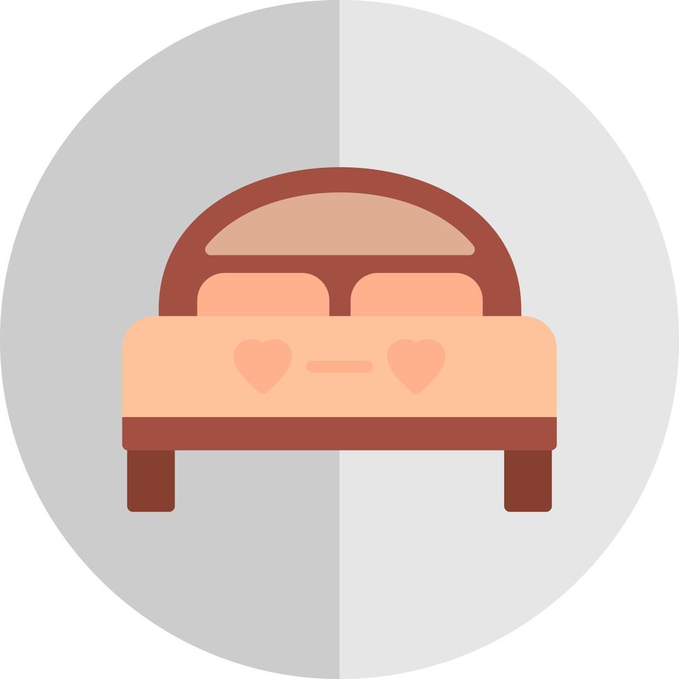 dubbele bed vector icoon ontwerp