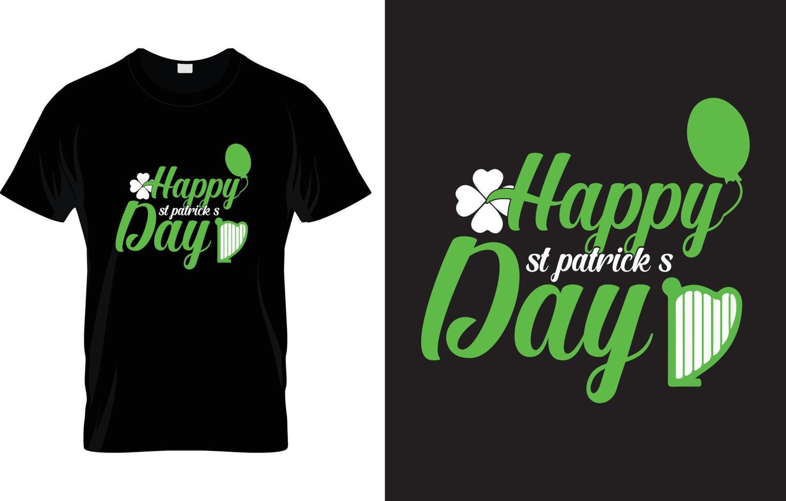 st. Patrick dag belettering t-shirt ontwerp vector