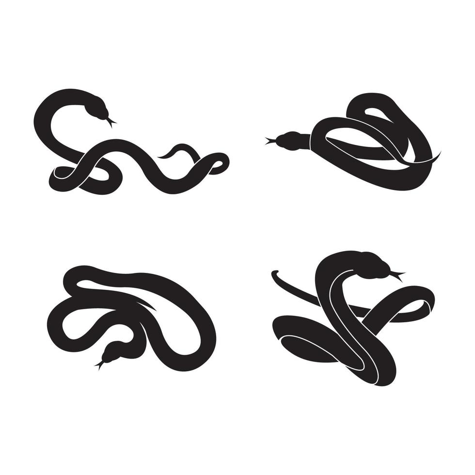 slang logo vector icoon illustratie Aan vlak ontwerp