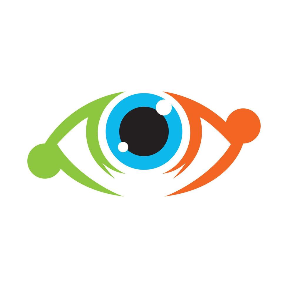 zakelijke oog zorg vector logo ontwerp branding identiteit