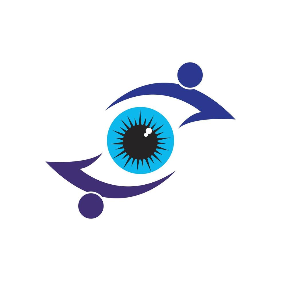 zakelijke oog zorg vector logo ontwerp branding identiteit