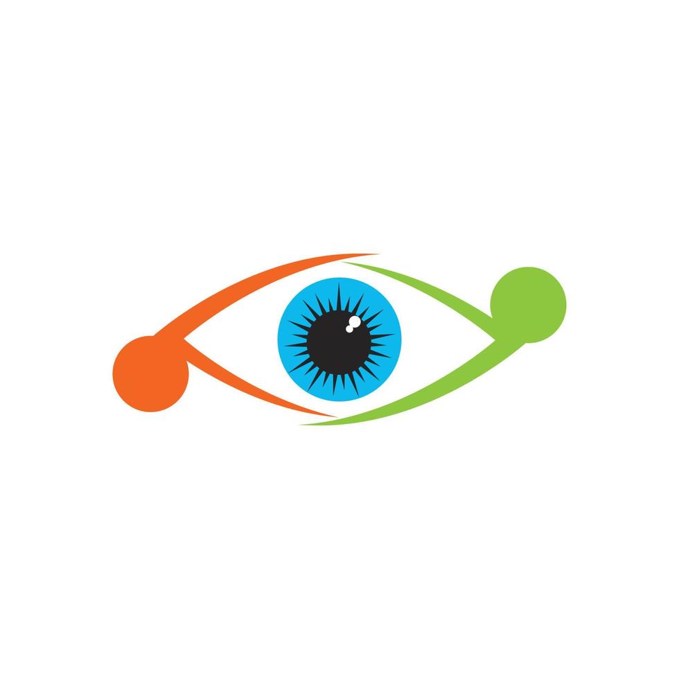 zakelijke oog zorg vector logo ontwerp branding identiteit