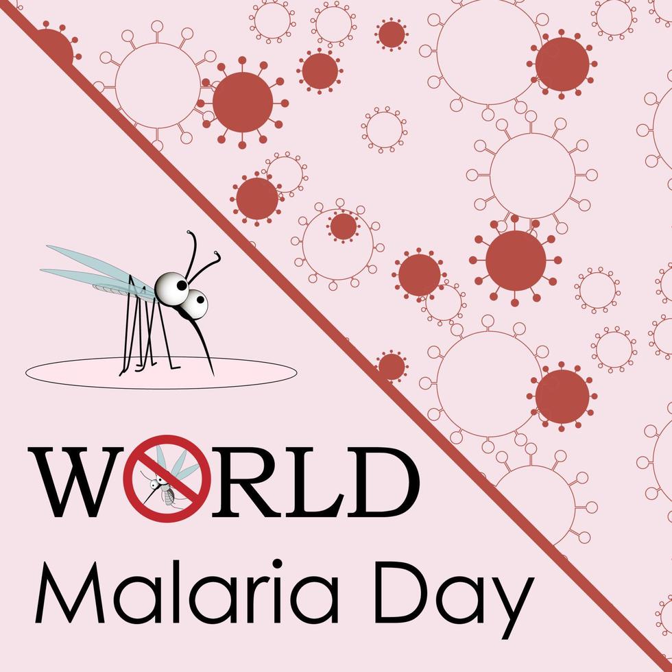 wereld malaria dag vector, illustratie van malaria, en de wereld voor ontwerp wereld malaria dag.vector banier en poster ontwerp. vector