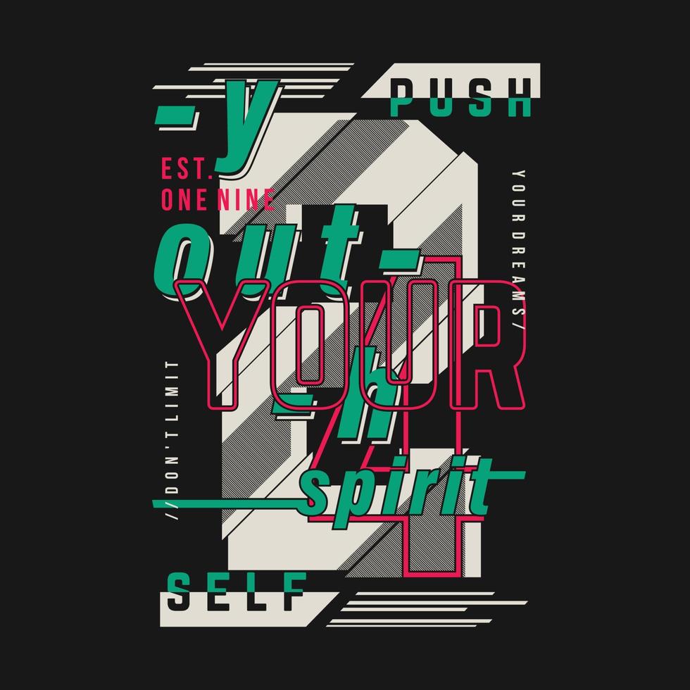 jeugd geest abstract grafisch vector typografie ontwerp t overhemd afdrukken