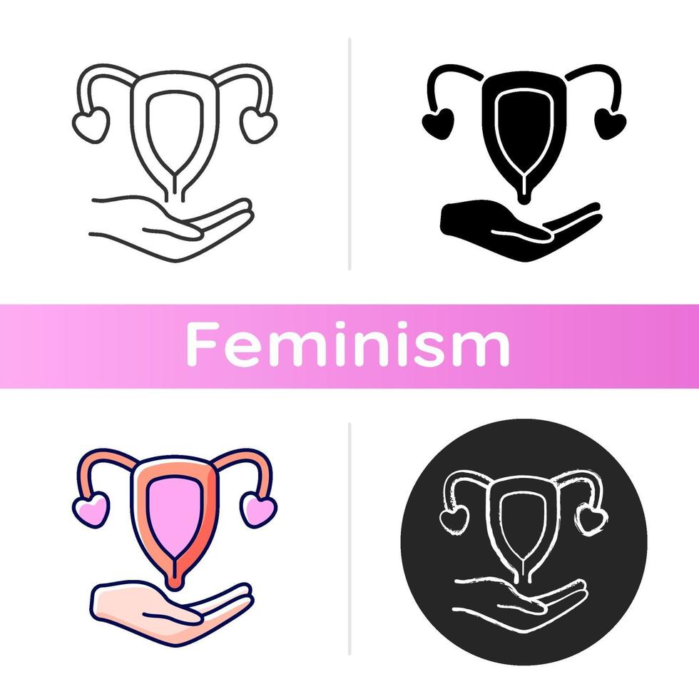 pictogram voor seksuele en reproductieve rechten vector