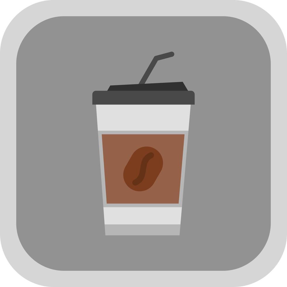 bevroren koffie vector icoon ontwerp